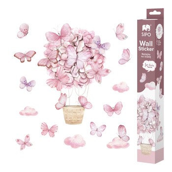 Sipo, Naklejki na ścianę dla dzieci, Motyle, 1 szt.