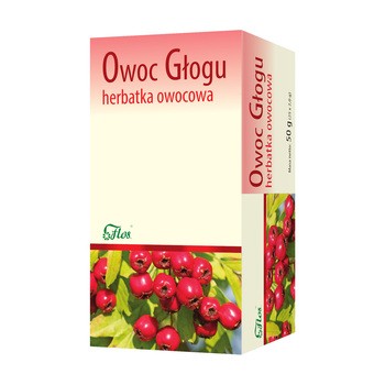 Flos, Głóg owoc, herbatka owocowa, 25 x 2 g