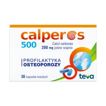 Wapń 200 mg 30 kapsułek [TEVA PHARMACEUTICALS]