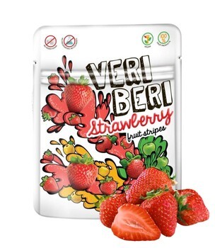Veri Beri Cherry, bezglutenowe żelki wiśniowe, 50 g