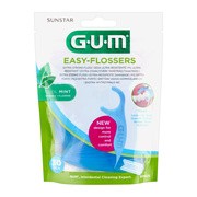 Gum Easy Flossers, nici dentystyczne na uchwycie, 30 szt.