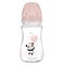 Canpol Easy Start Toys, butelka szerokootworowa, antykolkowa, różowa, 240 ml