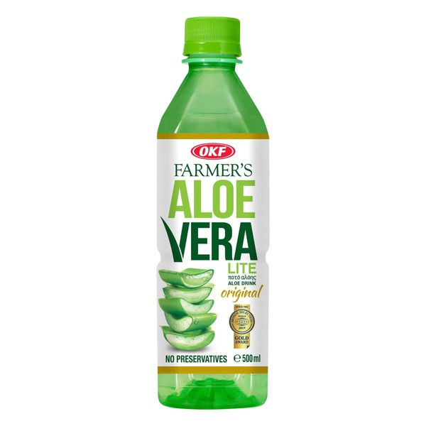 Okf Aloe Vera Farmer's, napj aloesowy naturalny, 500 ml