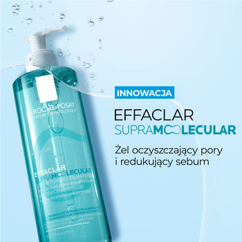 La Roche-Posay Effaclar, żel oczyszczający pory i redukujący sebum dla skóry tłustej, 400 ml