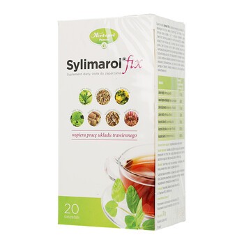 Sylimarol fix, zioła do zaparzania, 1,5 g, 20 sasz.
