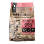 Wiejska Zagroda Jagnięcina z krylem, karma sucha dla kota, 1,6 kg