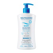 Neutraderm Baby, delikatny żel do mycia 3 w 1, 400 ml        
