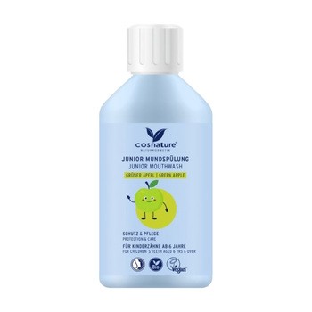 Cosnature, płyn do płukania jamy ustnej dla dzieci, jabłkowy, 300 ml