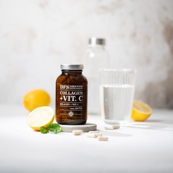 Diet-Food Supplements Collagen + Vit. C, kapsułki, 200 szt.