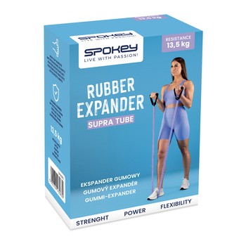 Spokey Supra Tube, ekspander gumowy, medium 13,5 kg, 1 szt.