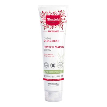 Mustela Maternite, krem na rozstępy, działanie 3w1, bez zapachu, 150 ml