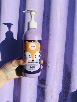 Yope, żel pod prysznic dla dzieci, Pomarańcza i Jabłko, 400 ml