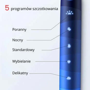Oclean Flow S, szczoteczka soniczna z 3 końcówkami, czarna, 1 szt.