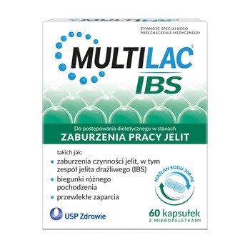 Multilac IBS, maślan sodu 300 mg, kapsułki, 60 szt.