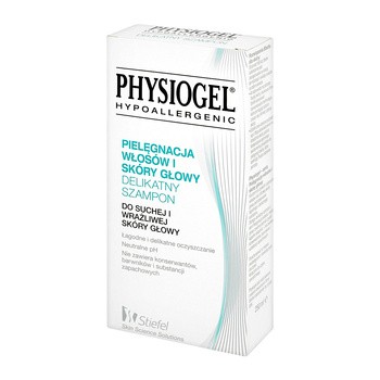 Physiogel, delikatny szampon do suchej i wrażliwej skóry głowy, 250 ml