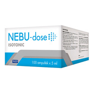Nebu-Dose Isotonic, roztwór soli fizjologicznej, 100 ampułek po 5 ml