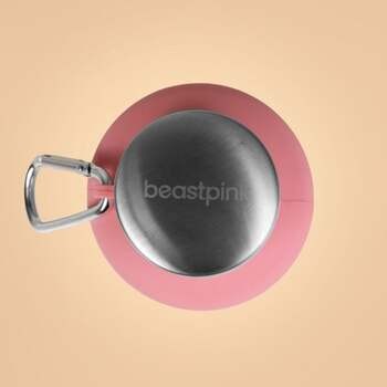 GymBeam BeastPink, składana butelka na wodę 500 ml, różowa, 1 szt.
