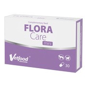 Vetfood Flora Care Mini, synbiotyk wspierający mikroflorę jelitową dla psów i kotów, kapsułki, 30 szt. https://azcdn.doz.pl/image/d/product/ecc805c7-scale-180x180.png