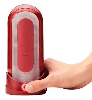 Tenga  Flip 0 Red Warmer Package, masturbator z podgrzewaczem, 1 szt.