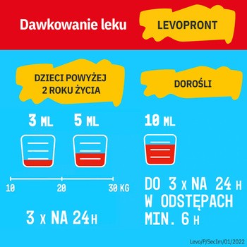 Levopront, 60 mg/10 ml, syrop, 120 ml