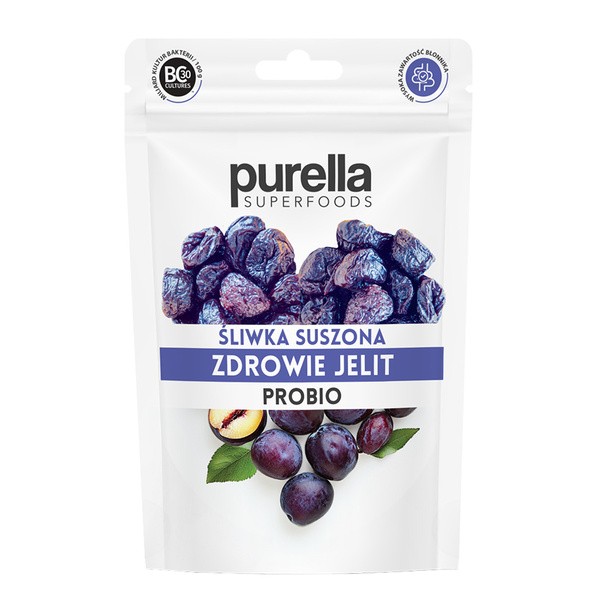 Śliwki suszone z Bacillus Coagulans 100g [Purella] - Purella