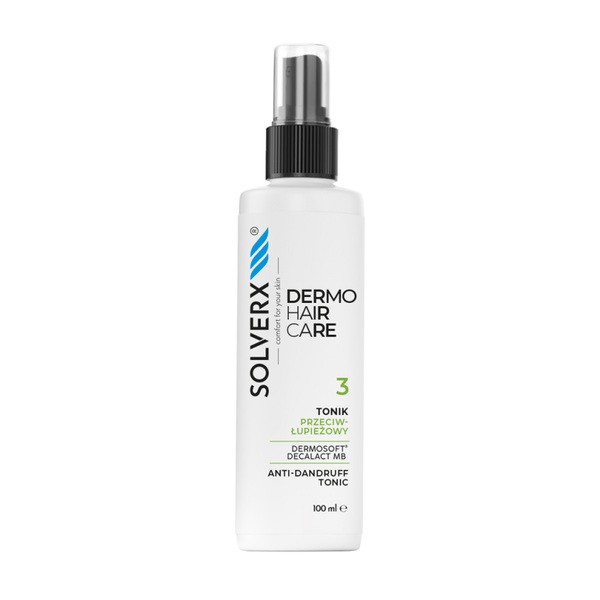 Solverx Solverx dermoHAIR, przeciwłupieżowy tonik, 100 ml