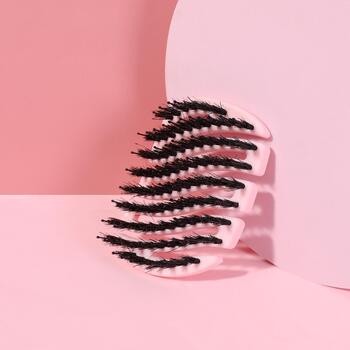 Sister Young, Mila BV Pink, mała, podręczna szczotka do włosów, 1 szt.