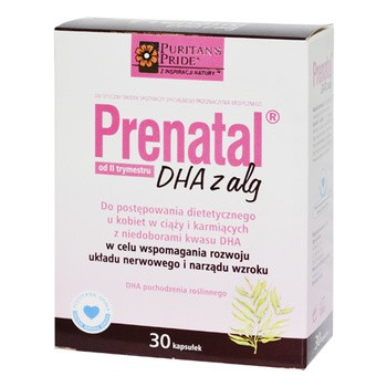 Prenatal DHA z alg, kapsułki, 30 szt.