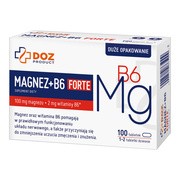 DOZ Product Magnez + B6 Forte, tabletki, 100 szt. https://azcdn.doz.pl/image/d/product/574d3b05-scale-180x180.png