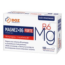 DOZ Product Magnez + B6 Forte, tabletki, 100 szt.