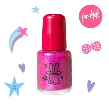 Maga Cosmetics, zestaw lakierów wodnych dla dzieci, Alicja w Krainie Brokatu, 3 x 6 ml