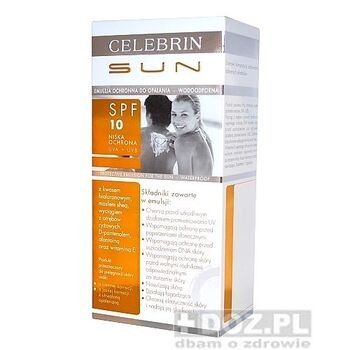 Celebrin Sun, emulsja do opalania, ochronna, SPF 10, 150 ml