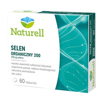 Naturell Selen Organiczny 200, tabletki, 60 szt. - Portal Dbam o Zdrowie