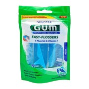 Gum Easy Flossers, nici dentystyczne na uchwycie, 30 szt.