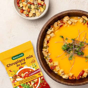 Bakalland, Chrupiący mix do zup z grzankami, 75 g