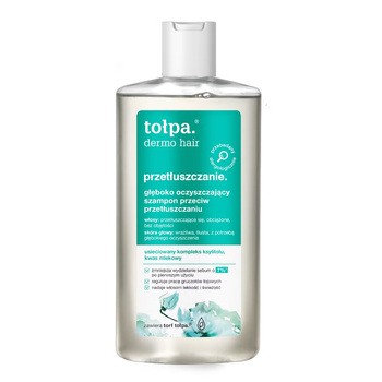 Tołpa dermo hair przetłuszczanie., szampon głęboko oczyszczający, 250 ml