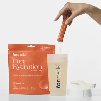 Formeds Pure Hydration, saszetki z proszkiem, smak pomarańczowy, 14 szt.