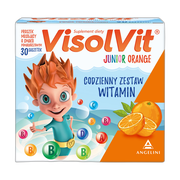 Visolvit Junior Orange, proszek musujący w saszetkach, 30 szt.