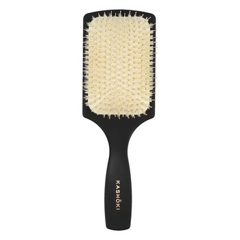Kashoki Smooth White Detangler, szczotka z białym włosiem dzika, paddle, 1 szt.