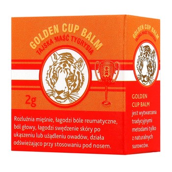 Golden Cup Balm, tajska maść tygrysia, 2 g