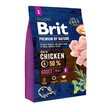 Brit Premium by Nature Adult Small Breed Chicken, karma sucha dla dorosłych psów małych ras, kurczak, 3 kg