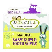 Jack N'Jill, chusteczki do mycia dziąseł i zębów niemowląt, 25 szt.