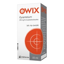 Owix, 250 mg / 5 ml, zawiesina doustna, 15 ml