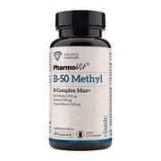 Pharmovit B-50 Methyl B-Complex Max+, kapsułki, 60 szt. https://azcdn.doz.pl/image/d/product/2726ae6e-scale-180x180.png