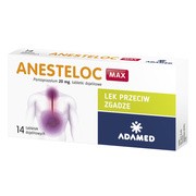 alt Anesteloc Max, 20 mg, tabletki dojelitowe, 14 szt.