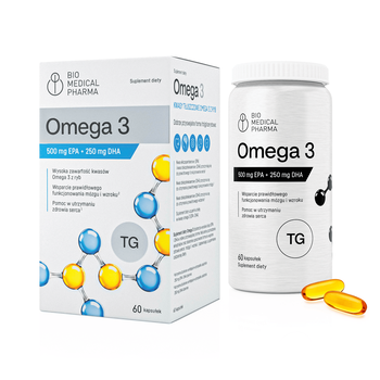 Bio Medical Pharma Omega 3, kapsułki, 60 szt.