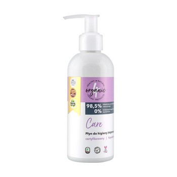 4Organic Care, naturalny płyn do higieny intymnej, butelka z pompką, 200 ml