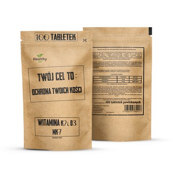 Twój Cel To Witamina K2 MK7 i D3, tabletki powlekane, 100 szt.