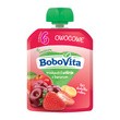 BoboVita, mus truskawki i wiśnie z bananem, 6m+, 80 g