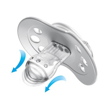 Canpol Lovi, smoczek uspokajający silikonowy, dynamiczny, Indian Summer Boy, 18 m+, 2 szt.